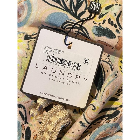 Laundry by Shelli Segal Women’s Printed Pastel Maxi Dress - Picture 9 of 9